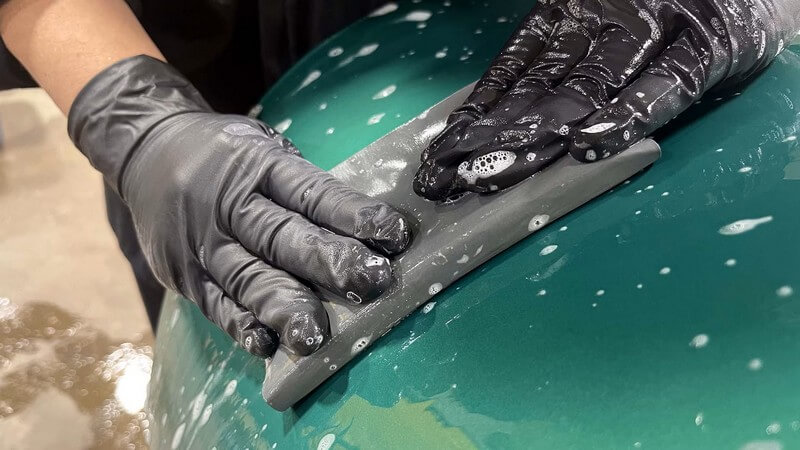wet sanding paint scratches