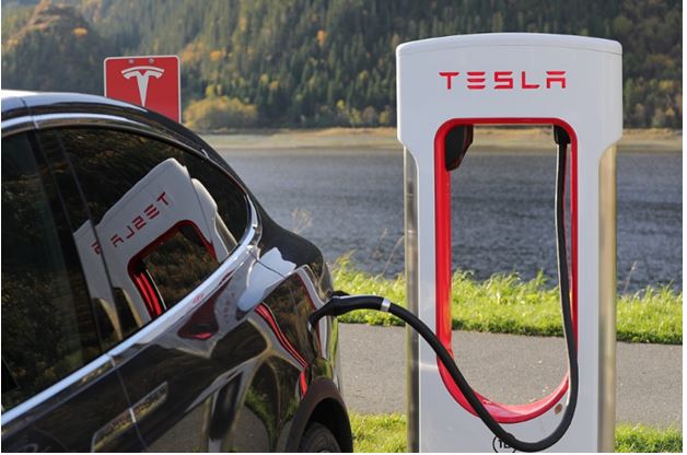 tesla charging station