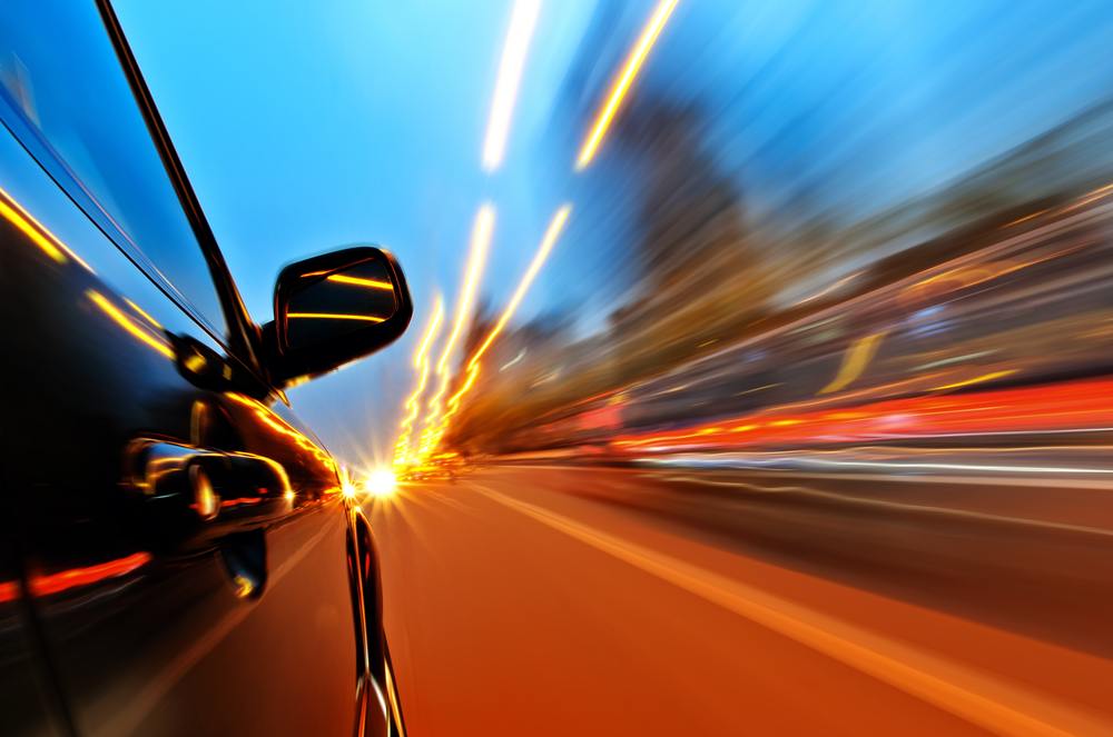 car on road 