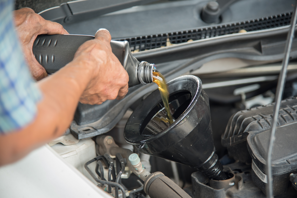 changing oil