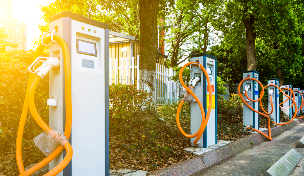 electric car charging station