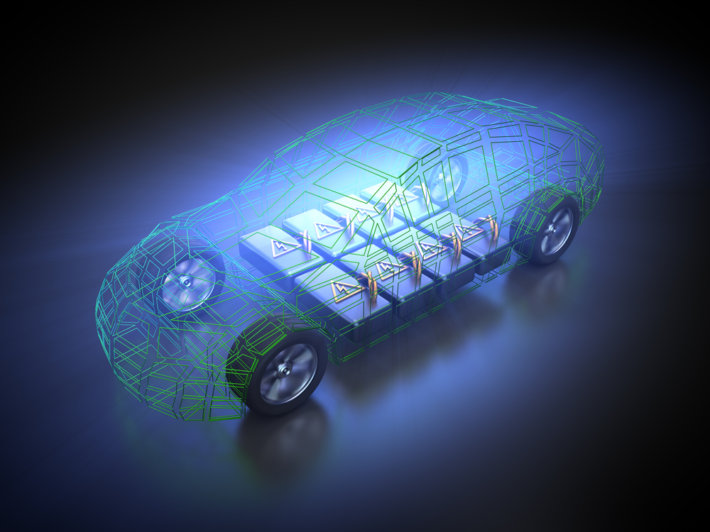 electric car battery layout