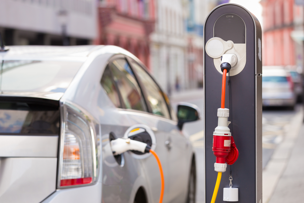 electric car charging station