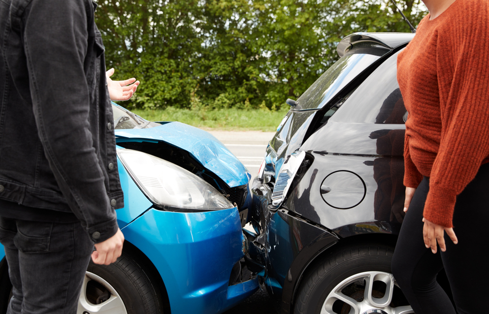 car rear-ended accident