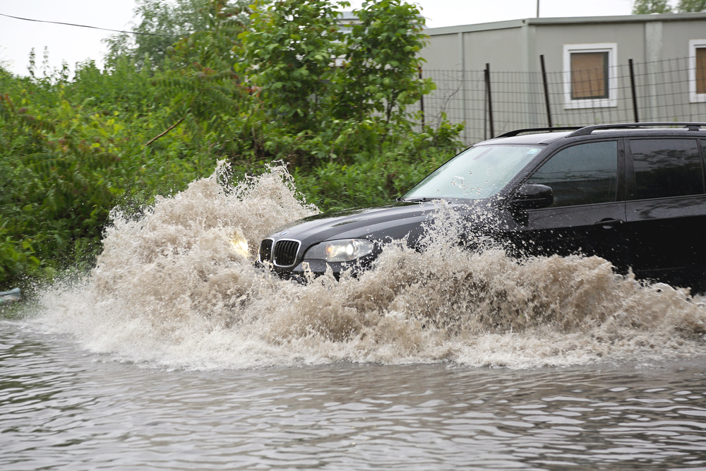 driving in a flood