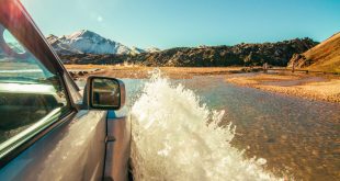driving in flood water