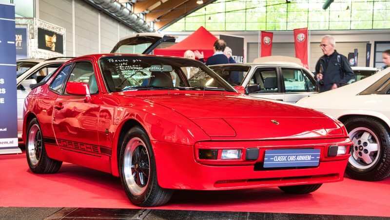 Red Porsche 944 Coupe