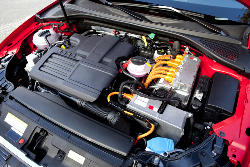 hybrid gas electric engine