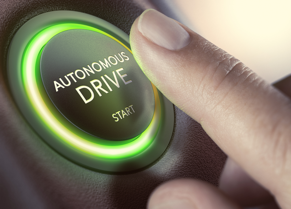 autonomous driving start button