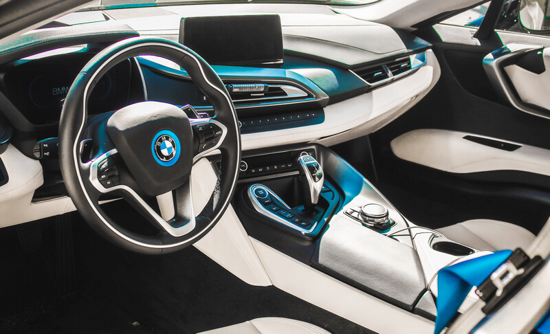 BMW i8 interior