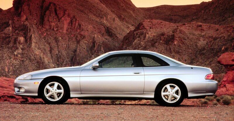 Silver Lexus SC