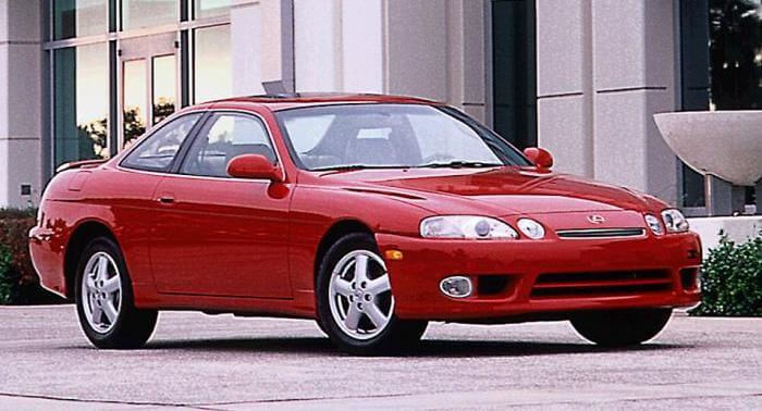 Red Lexus SC