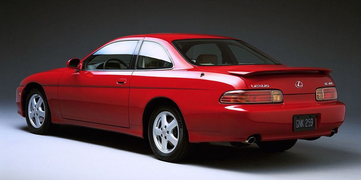 Red Lexus SC400