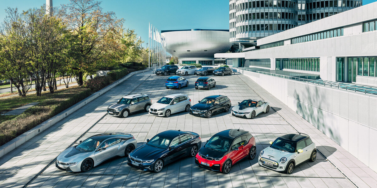 BMW Group model range of electrified vehicles