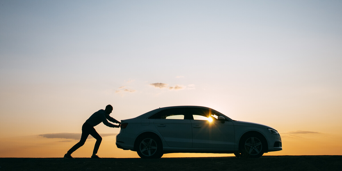 Push-start a car with a manual transmission