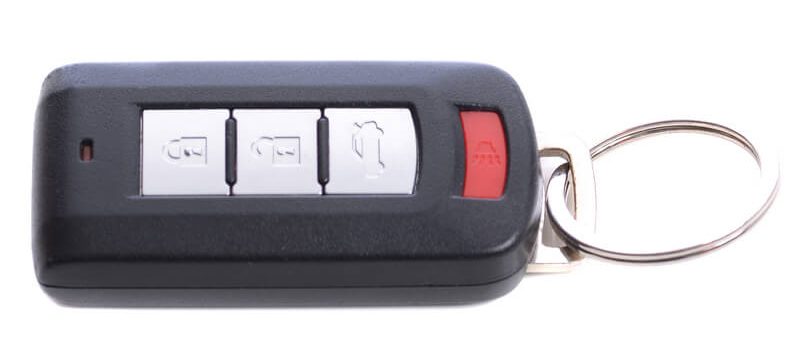 Key hidden in a dead key fob