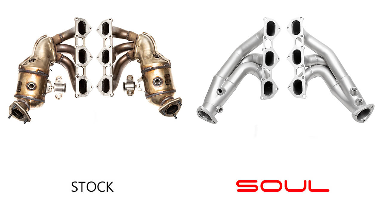 Soul Performance Porsche 718 GT4 Headers