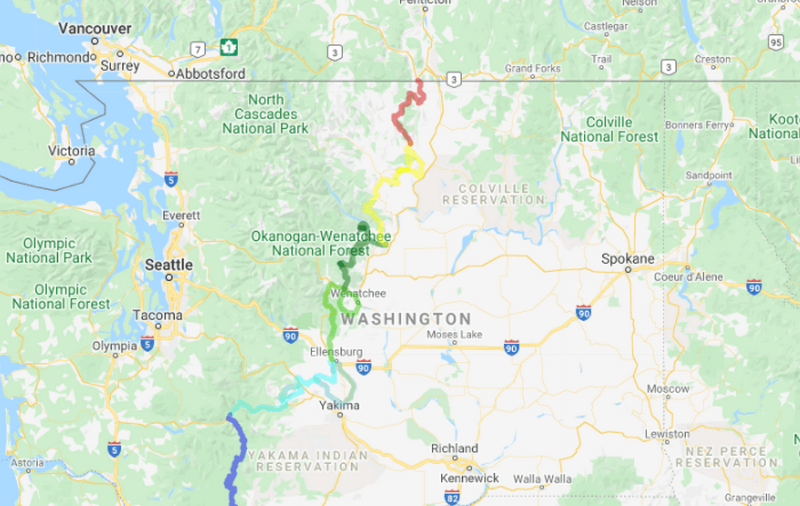 Washington Backcountry Discovery Route off-road trail