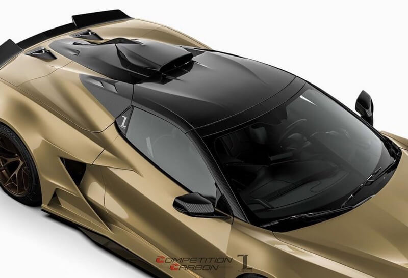 Chevrolet Corvette C8 body kit Competition Carbon C8RR 