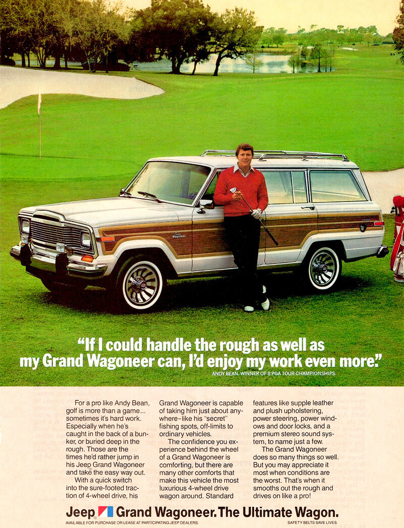 1984 Jeep Grand Wagoneer ad
