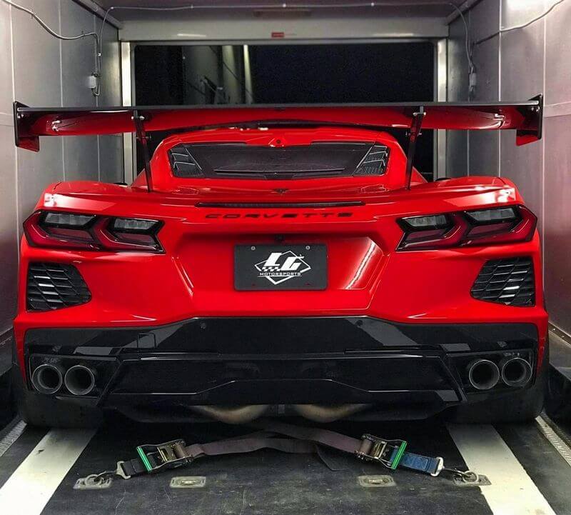 C8 Corvette LG Motorsports spoiler 