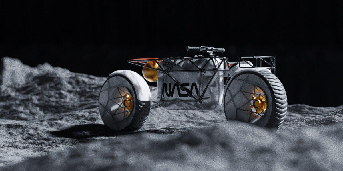 NASA Electric Lunar Motorcycle