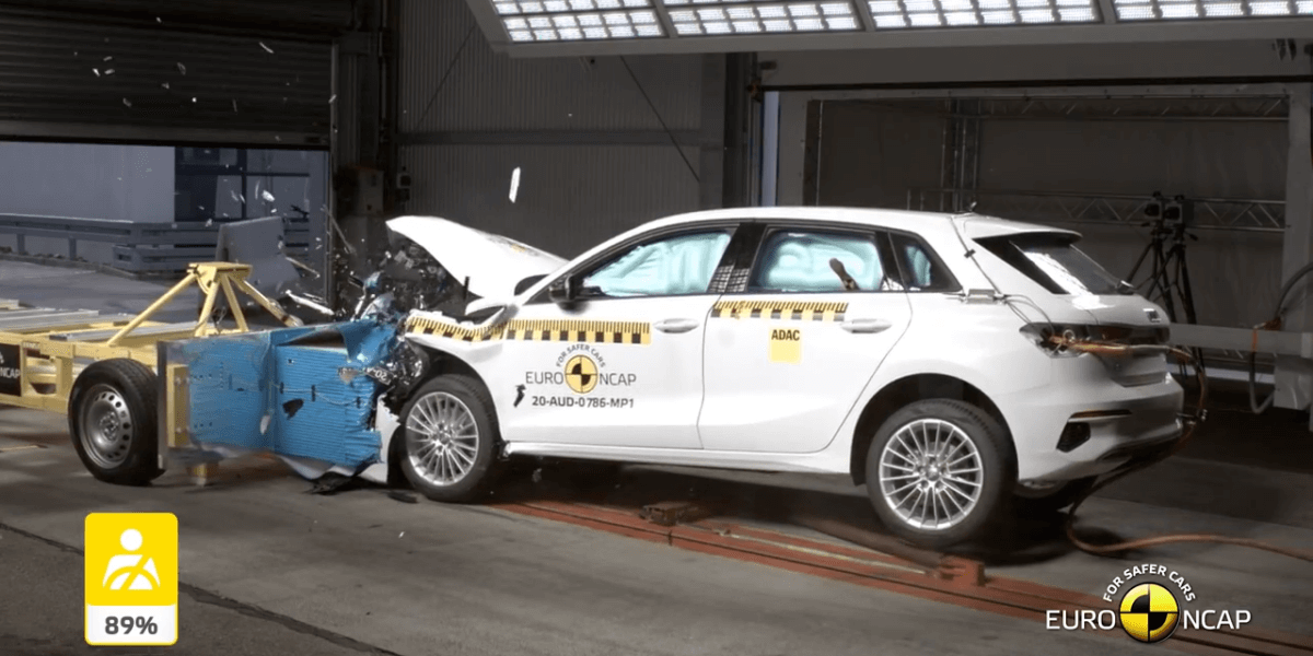 2020 Audi A3 Euro NCAP crash test