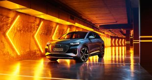Audi Q4 e-tron front 3/4