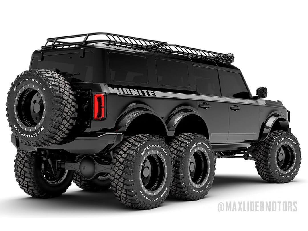 Maxlider Motors to Build a Massive Ford Bronco 6x6