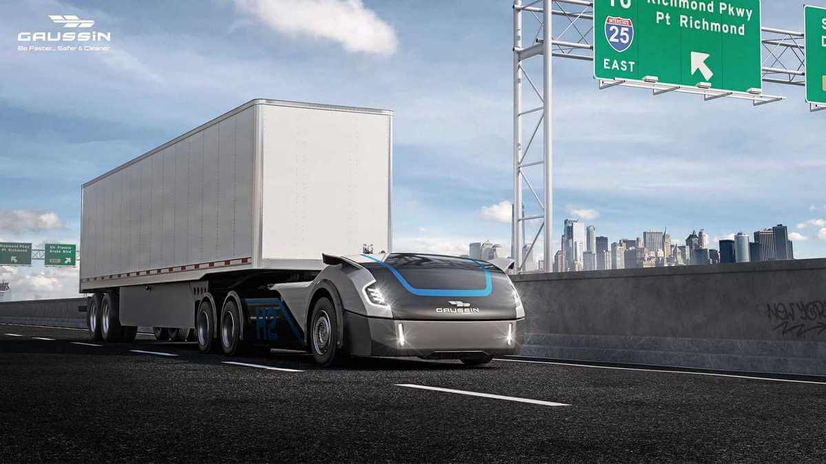 Gaussin Develops a Skateboard Hydrogen Platform with 500mile Range