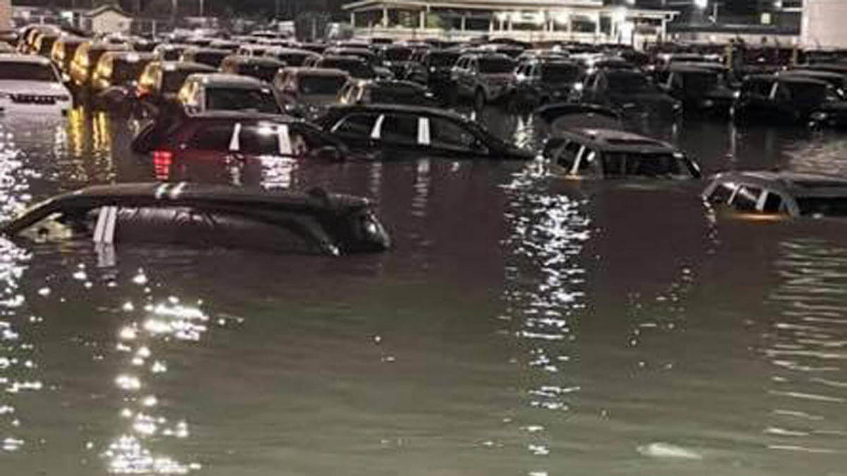 Jeep Assembly Plant in Michigan is Flooded