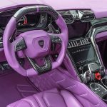 Mansory Urus purple interior