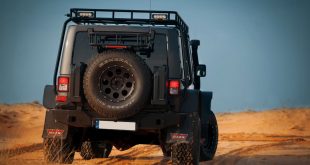 Jeep Wrangler with Smittybilt roof rack