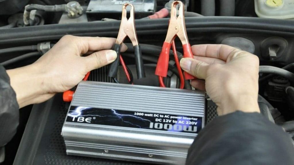 Power inverter on Battery