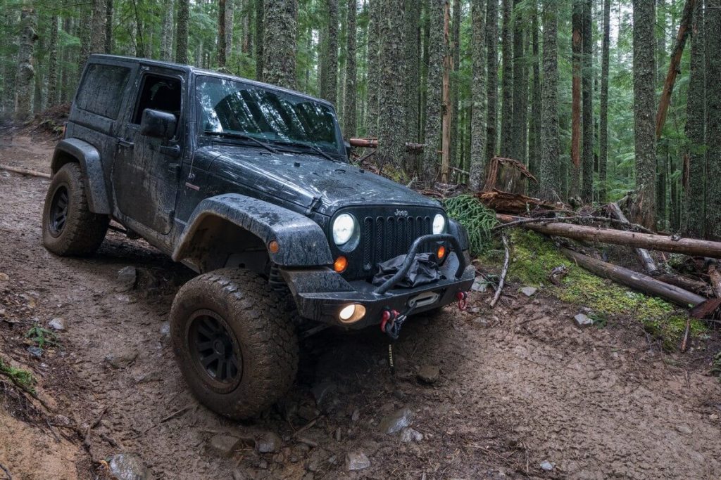 Jeep Wrangler off-road