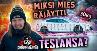 Finnish man blows up Tesla