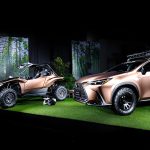 Lexus NX Off-Road Concept alongside ROV concept