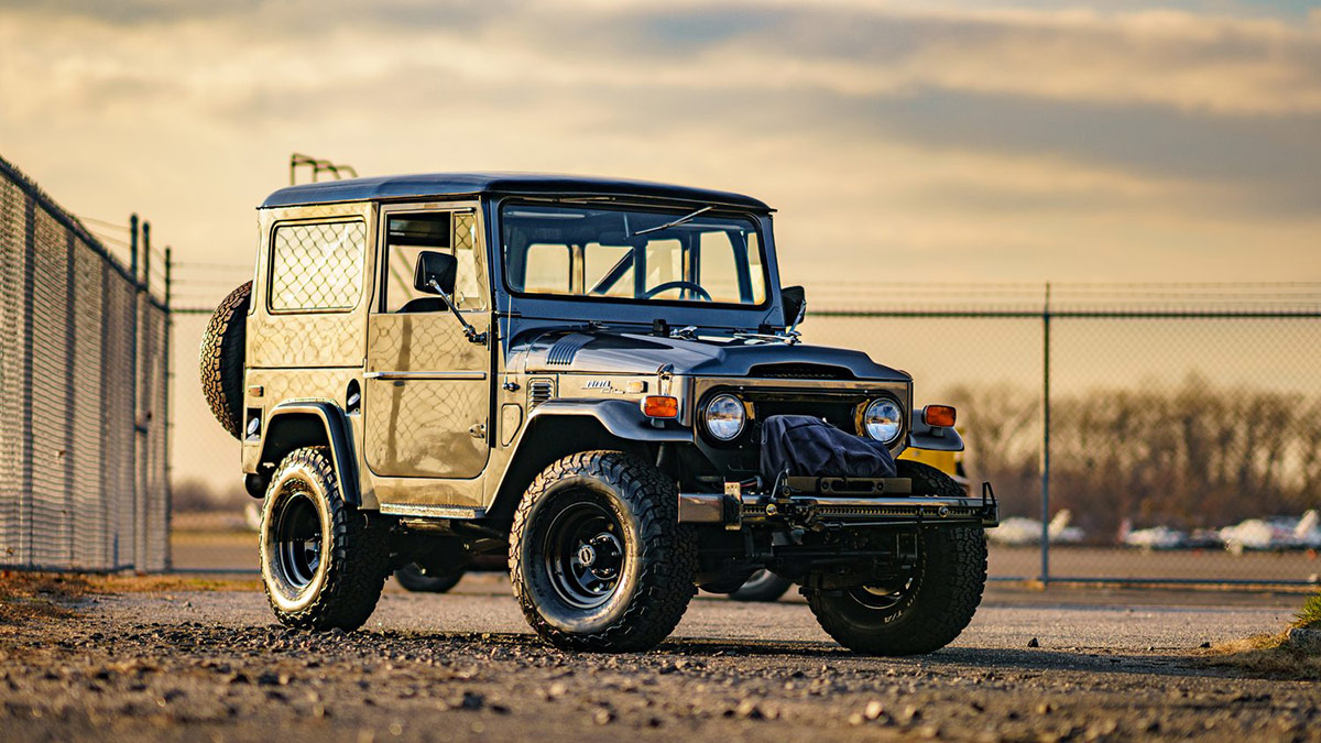 Legacy Overland Toyota FJ40 with Chevy V8 engine