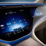 Mercedes-Benz EQS SUV dashboard Hyperscreen