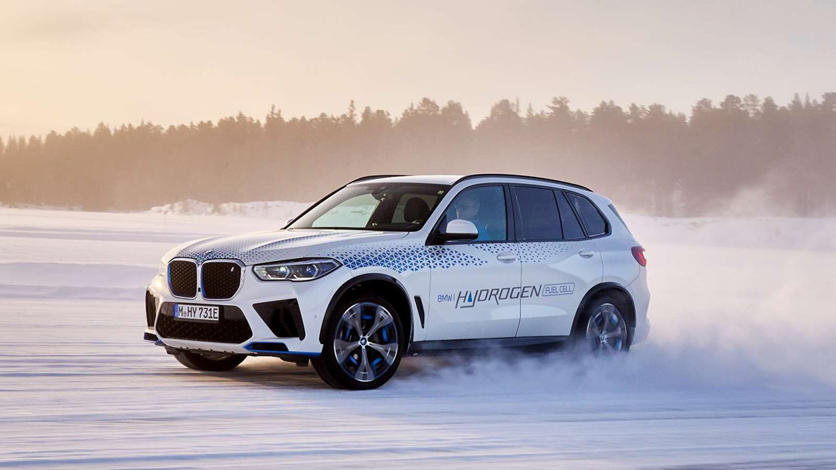 BMW iX4 hydrogen fuel cell vehicle