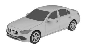 Mercedes E-Class W214 leaked patent images
