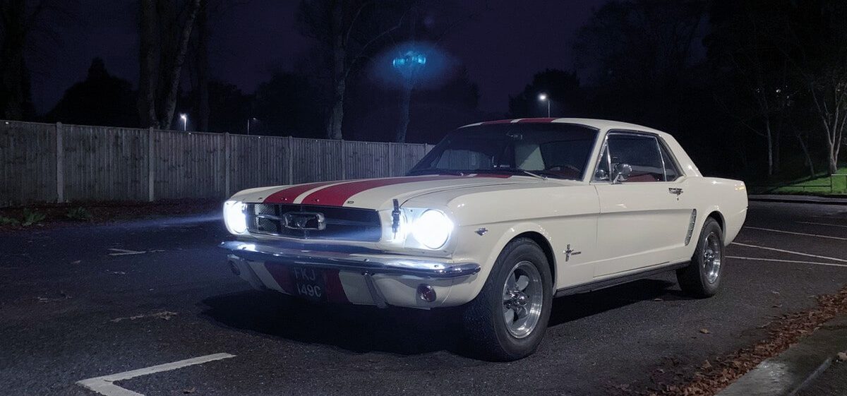 Classic car headlight retrofit