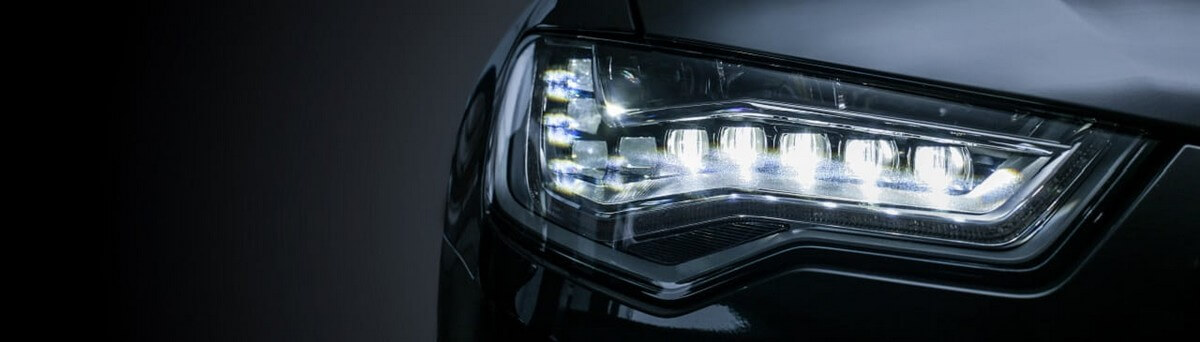LED matrix headlights