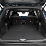 2024 Toyota Grand Highlander trunk with the third row folded down