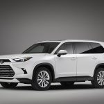 2024 Toyota Grand Highlander front 3/4 white
