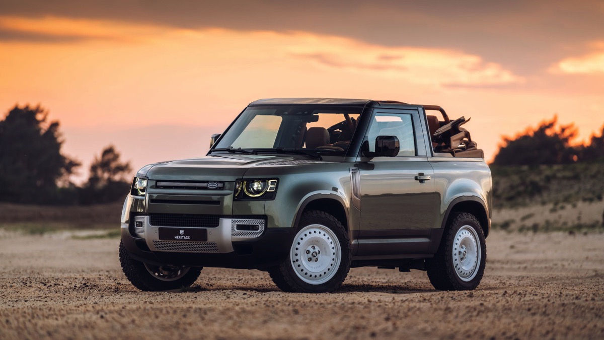 Heritage Customs Land Rover Defender 90 Convertible