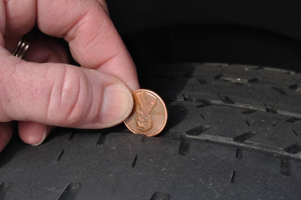 Tire penny test