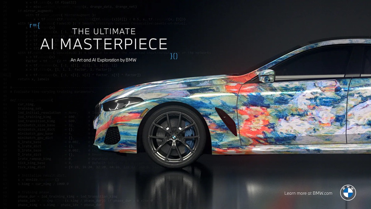 AI Painted BMW 8 Series Gran Coupe