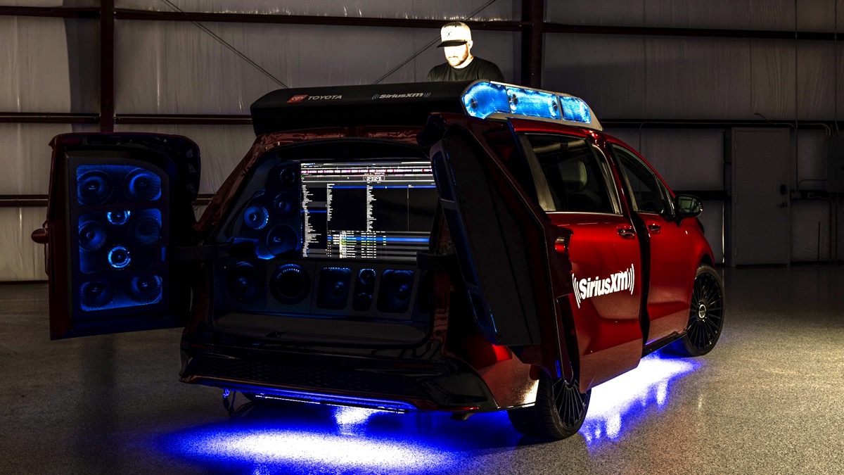 Pump Up the Playlist: Toyota Sienna Transformed into Mobile DJ Booth