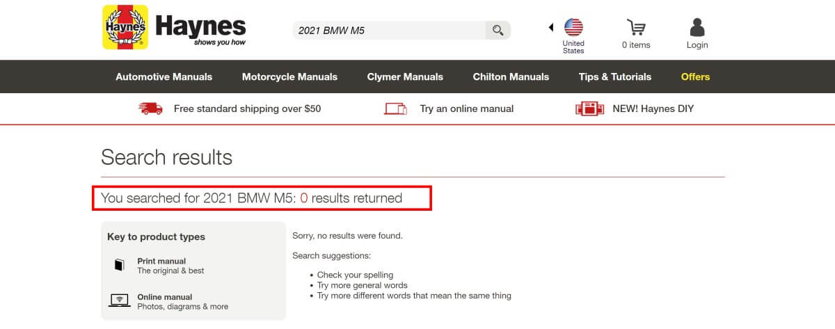 Haynes - 2021 BMW M5